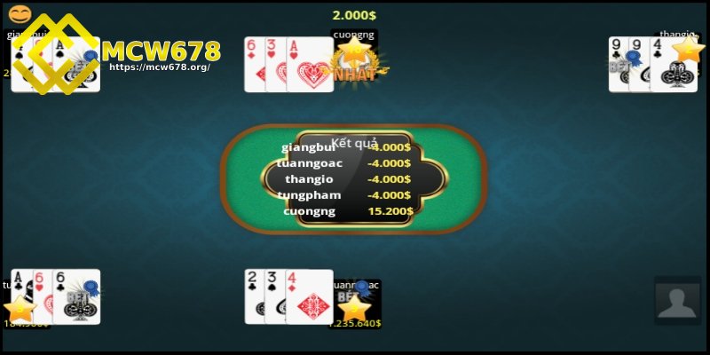 Quy luật xếp bài khi chơi